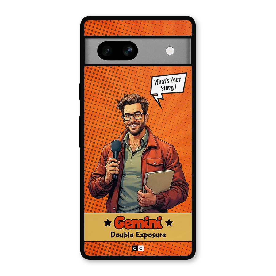 Gemini Explorer Metal Back Case for Google Pixel 7a