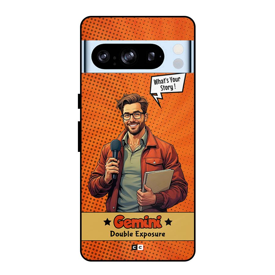 Gemini Explorer Metal Back Case for Google Pixel 8 Pro
