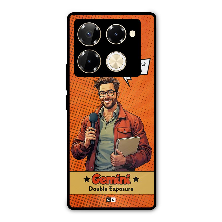 Gemini Explorer Metal Back Case for Infinix Note 40 Pro