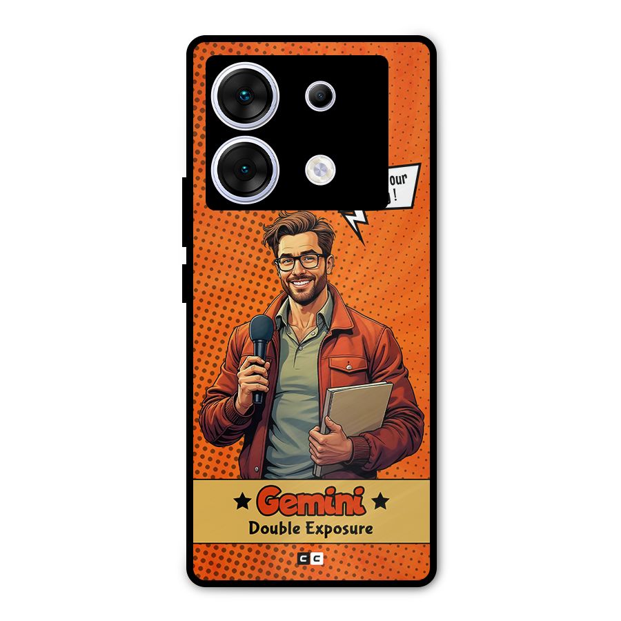 Gemini Explorer Metal Back Case for Infinix Zero 30 5G