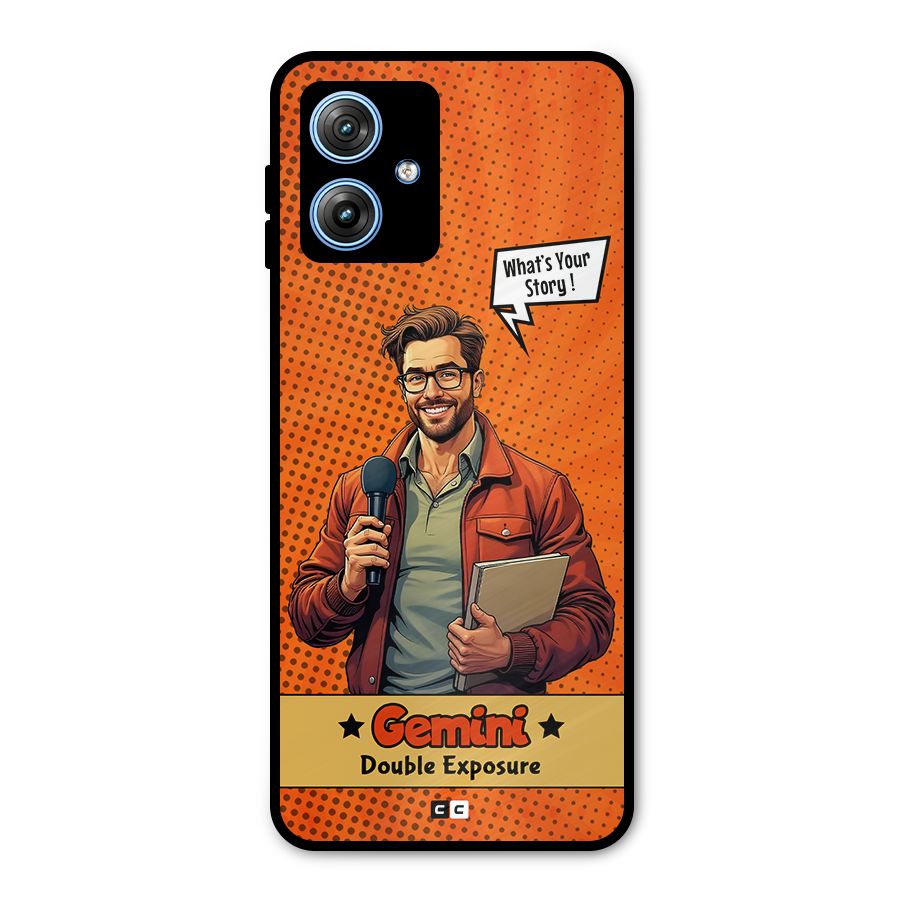 Gemini Explorer Metal Back Case for Moto G54