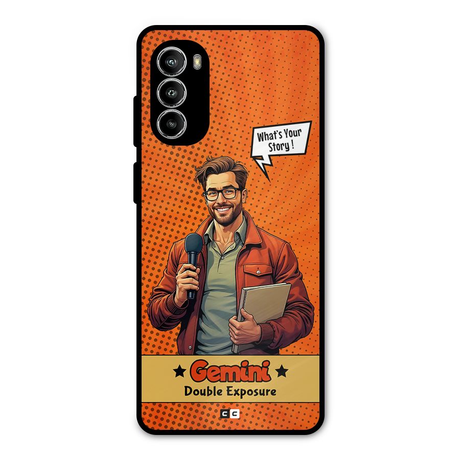 Gemini Explorer Metal Back Case for Moto G82