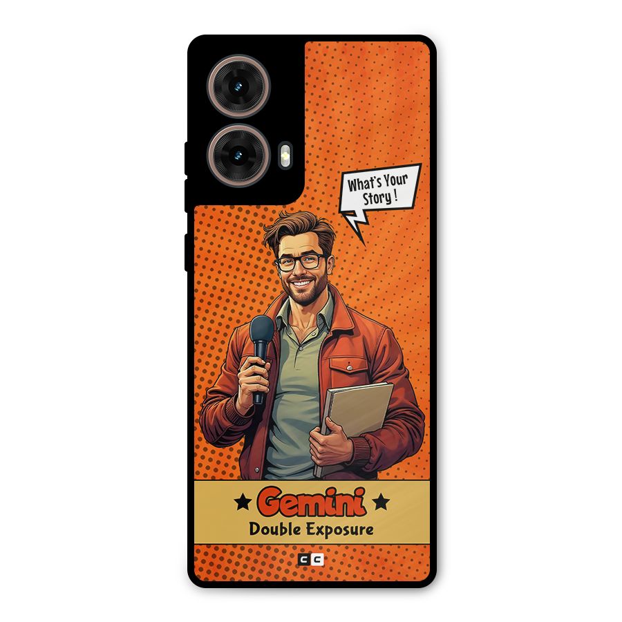 Gemini Explorer Metal Back Case for Moto G85