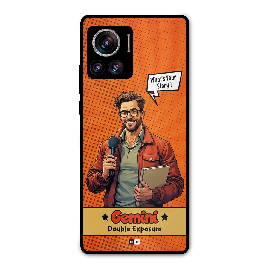 Gemini Explorer Metal Back Case for Motorola Edge 30 Ultra
