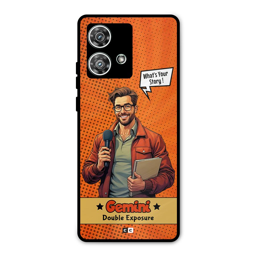 Gemini Explorer Metal Back Case for Motorola Edge 40 Neo