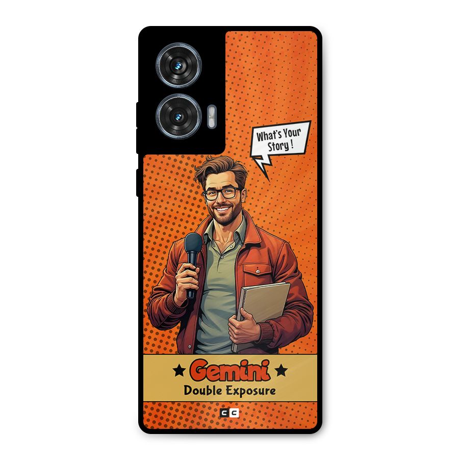 Gemini Explorer Metal Back Case for Motorola Edge 50 Fusion