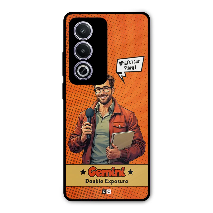 Gemini Explorer Metal Back Case for Oppo A3 Pro