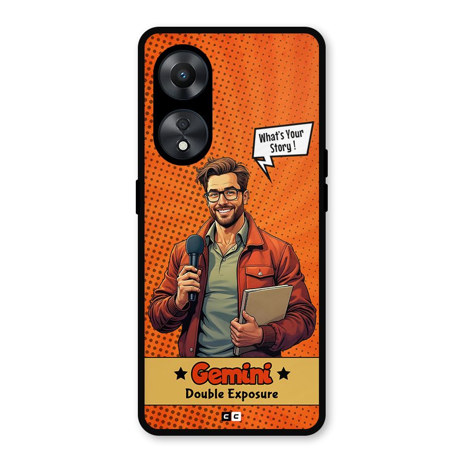 Gemini Explorer Metal Back Case for Oppo A78