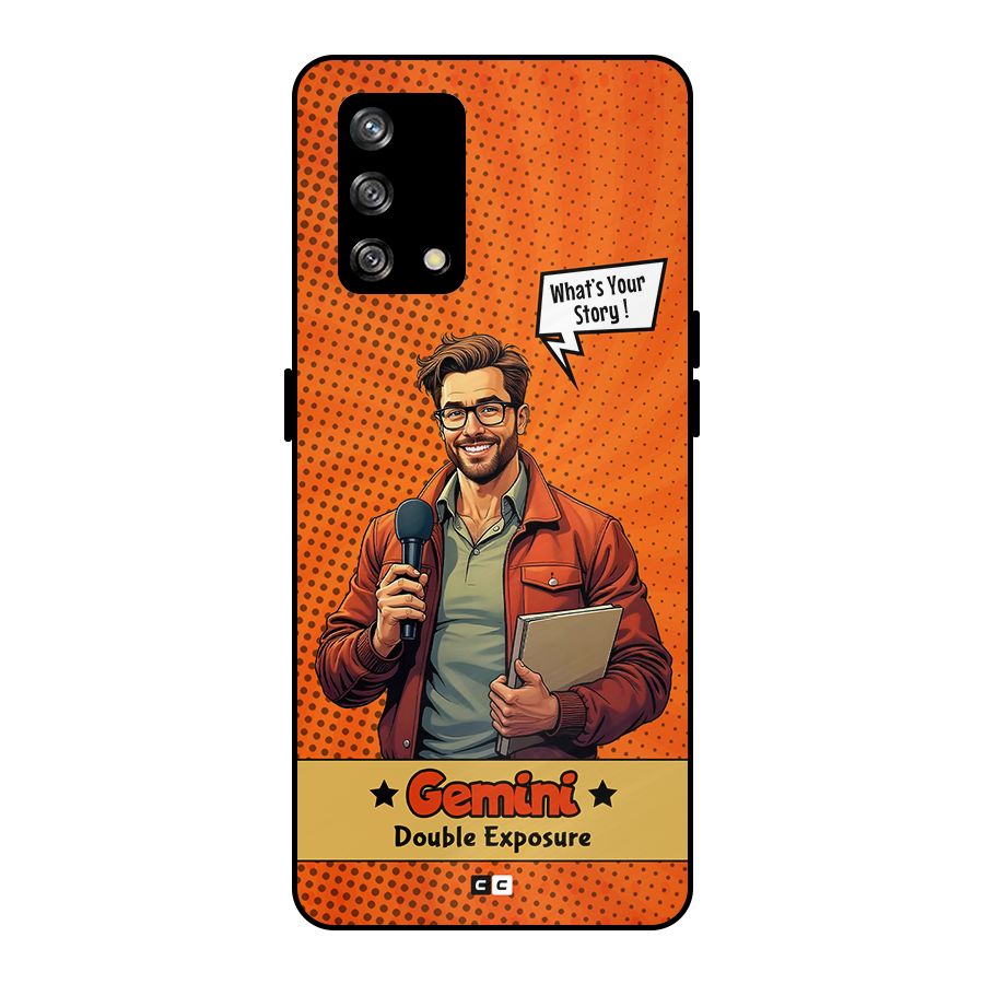 Gemini Explorer Metal Back Case for Oppo F19