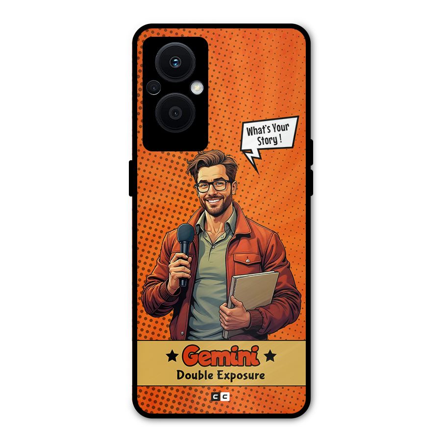 Gemini Explorer Metal Back Case for Oppo F21 Pro 5G