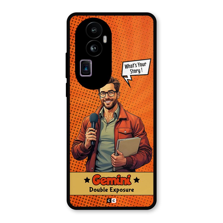 Gemini Explorer Metal Back Case for Oppo Reno10 Pro Plus