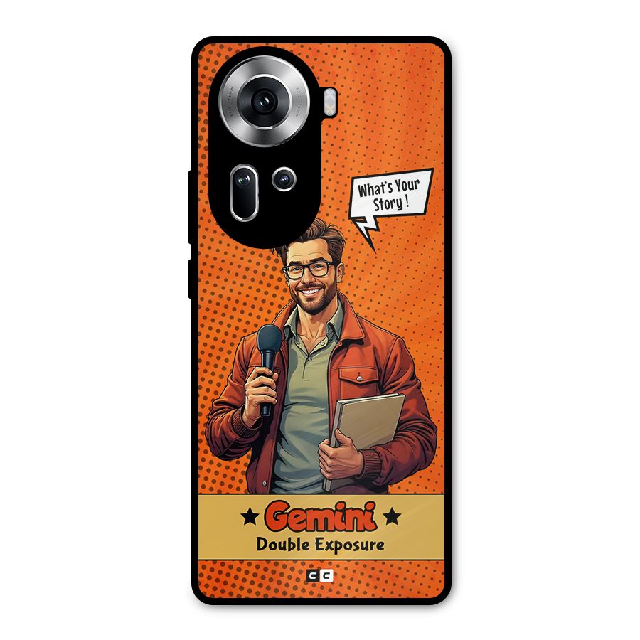 Gemini Explorer Metal Back Case for Oppo Reno11 5G