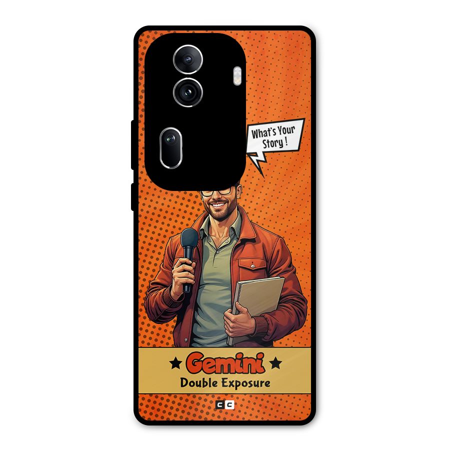 Gemini Explorer Metal Back Case for Oppo Reno11 Pro 5G