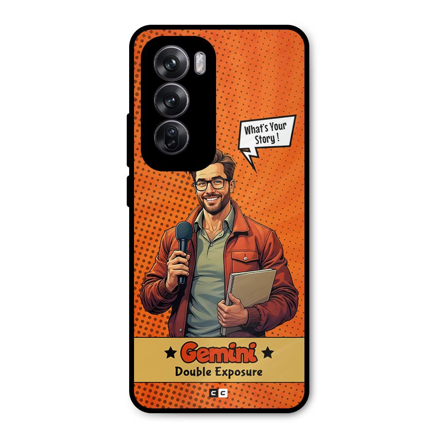 Gemini Explorer Metal Back Case for Oppo Reno12 Pro
