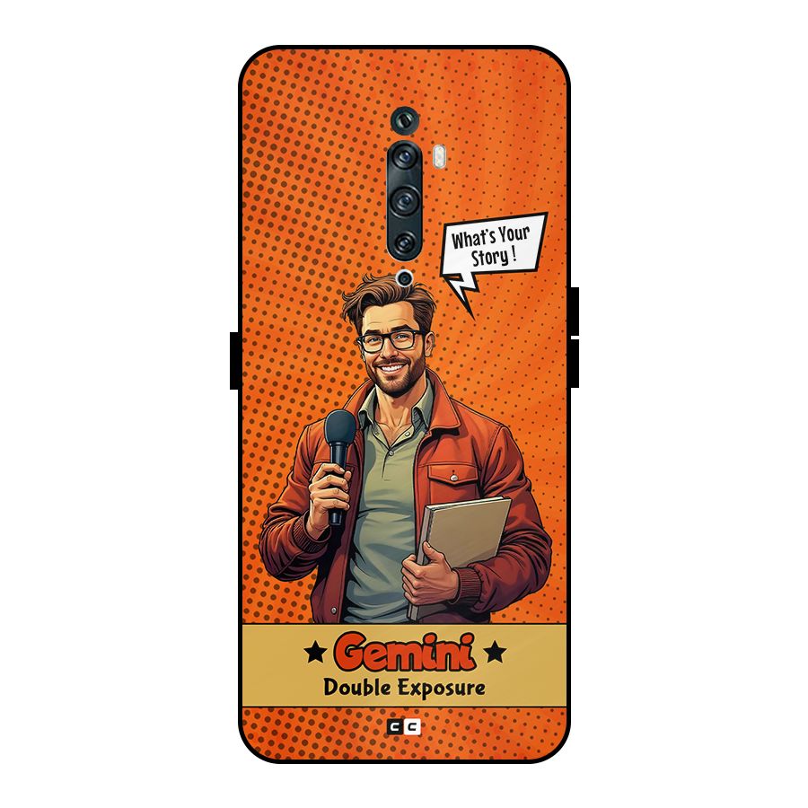 Gemini Explorer Metal Back Case for Oppo Reno2 Z