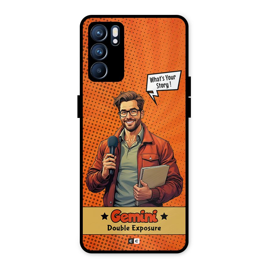 Gemini Explorer Metal Back Case for Oppo Reno6 5G