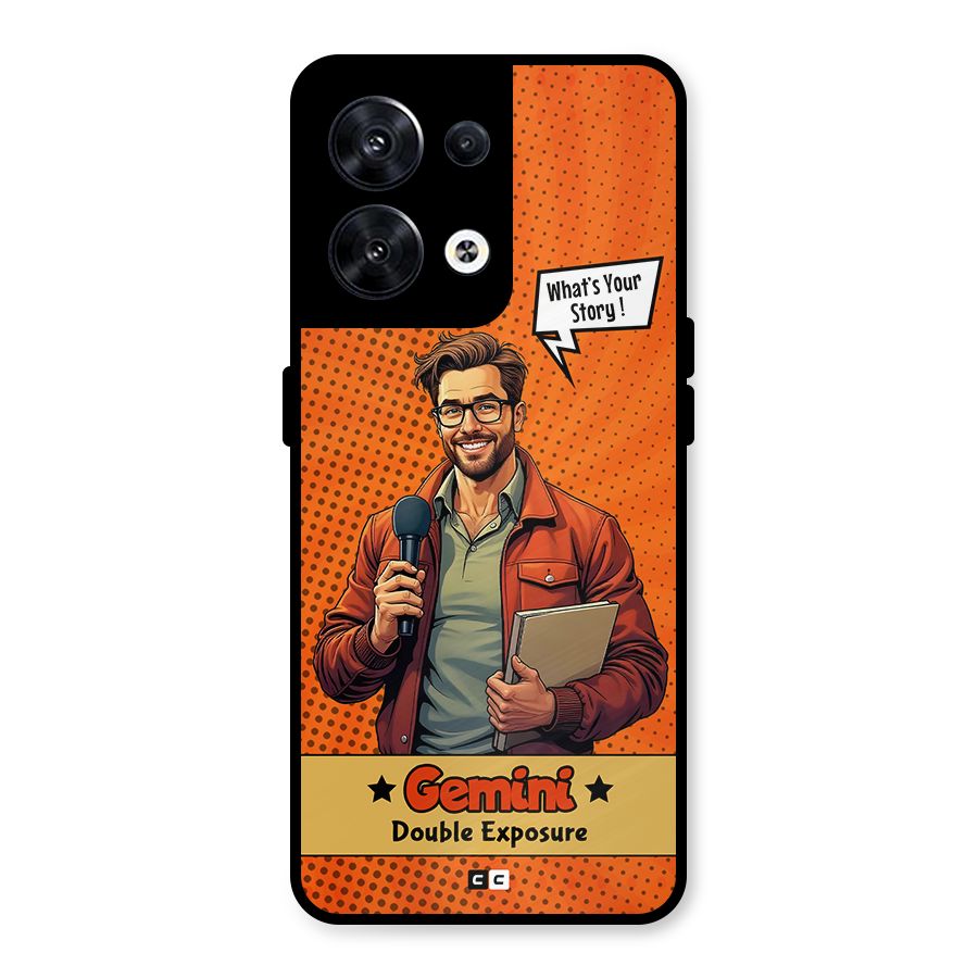 Gemini Explorer Metal Back Case for Oppo Reno8 5G