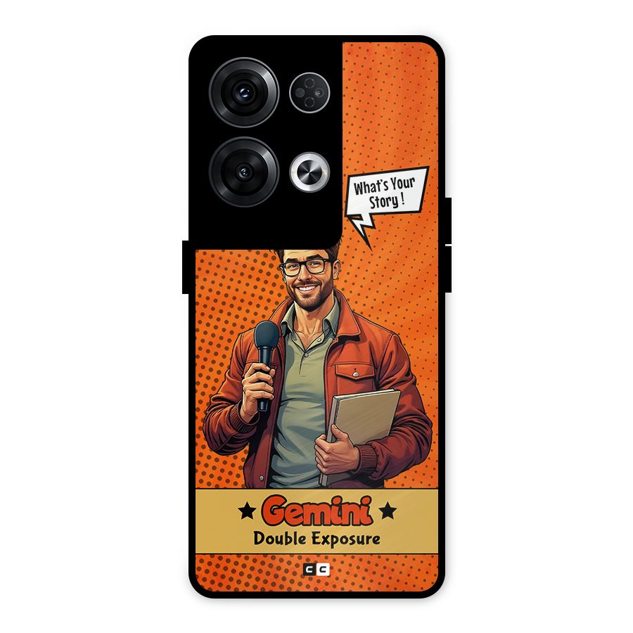 Gemini Explorer Metal Back Case for Oppo Reno8 Pro 5G