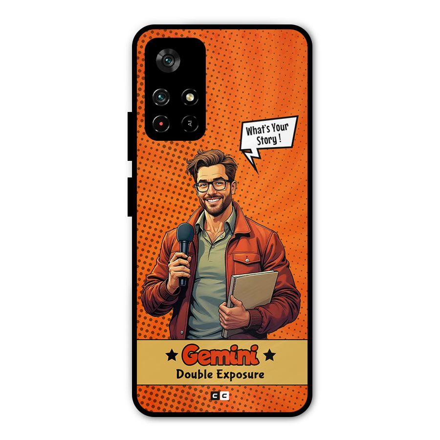 Gemini Explorer Metal Back Case for Poco M4 Pro 5G