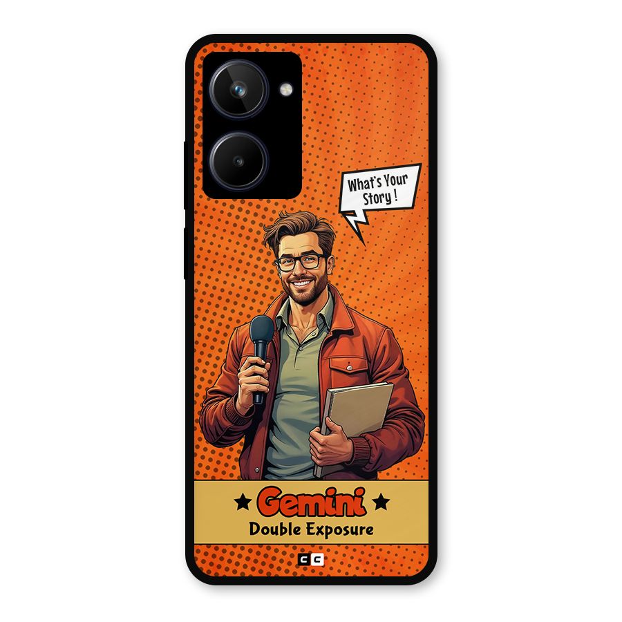 Gemini Explorer Metal Back Case for Realme 10