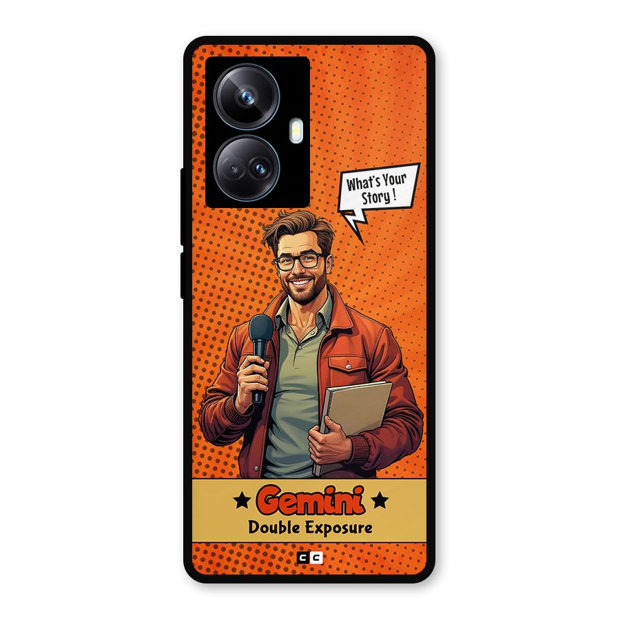 Gemini Explorer Metal Back Case for Realme 10 Pro Plus