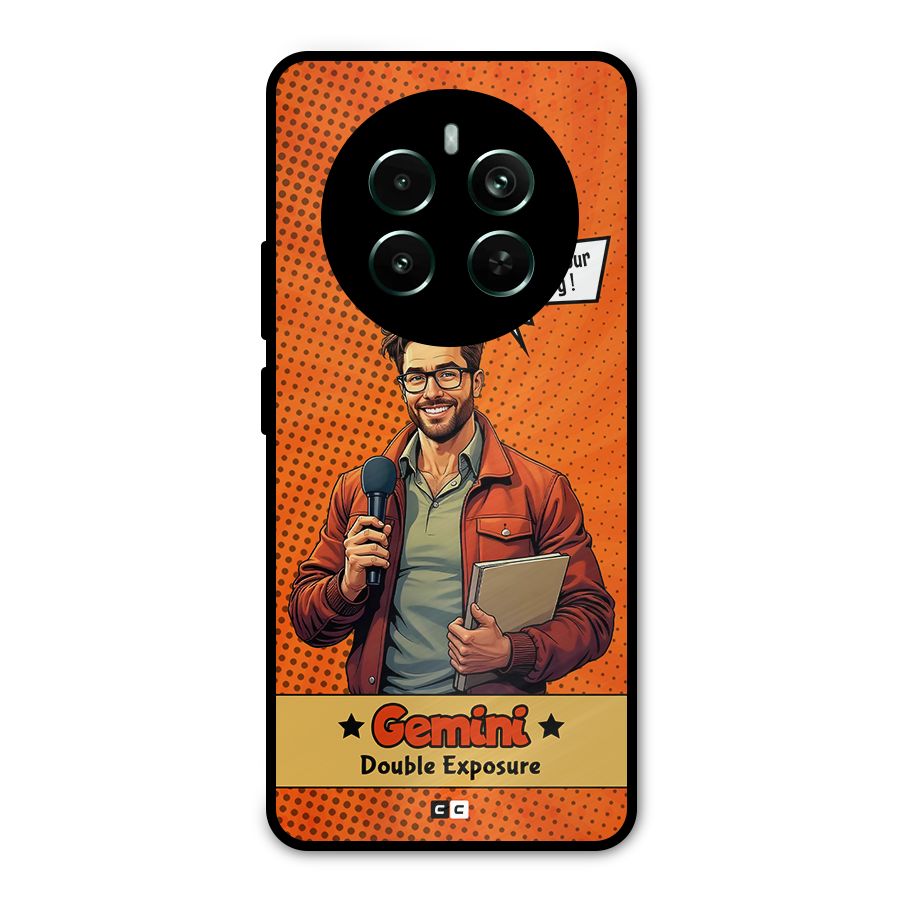 Gemini Explorer Metal Back Case for Realme 12 Pro Plus