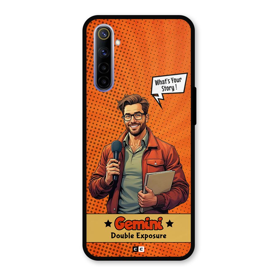 Gemini Explorer Metal Back Case for Realme 6