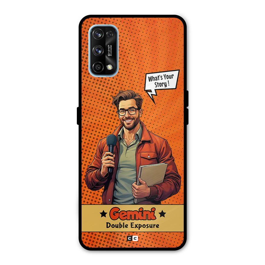 Gemini Explorer Metal Back Case for Realme 7 Pro