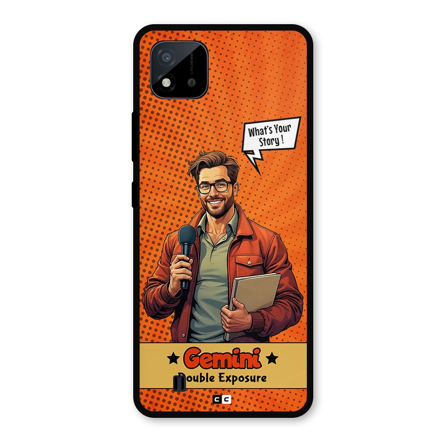 Gemini Explorer Metal Back Case for Realme C11 2021