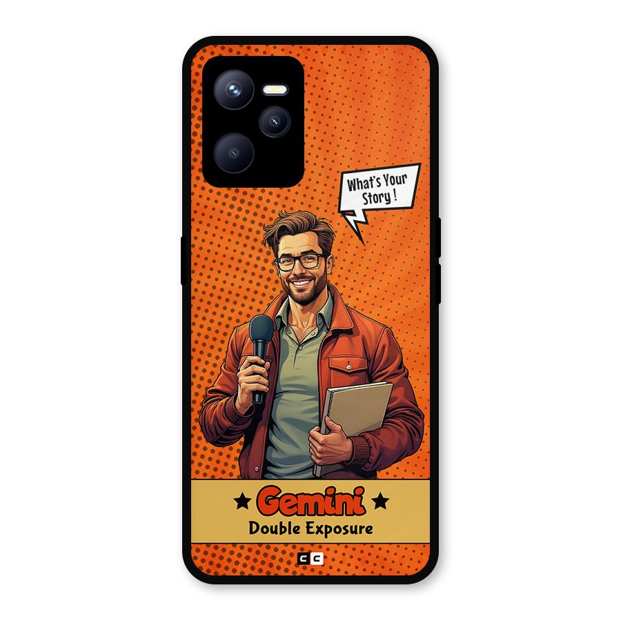 Gemini Explorer Metal Back Case for Realme C35
