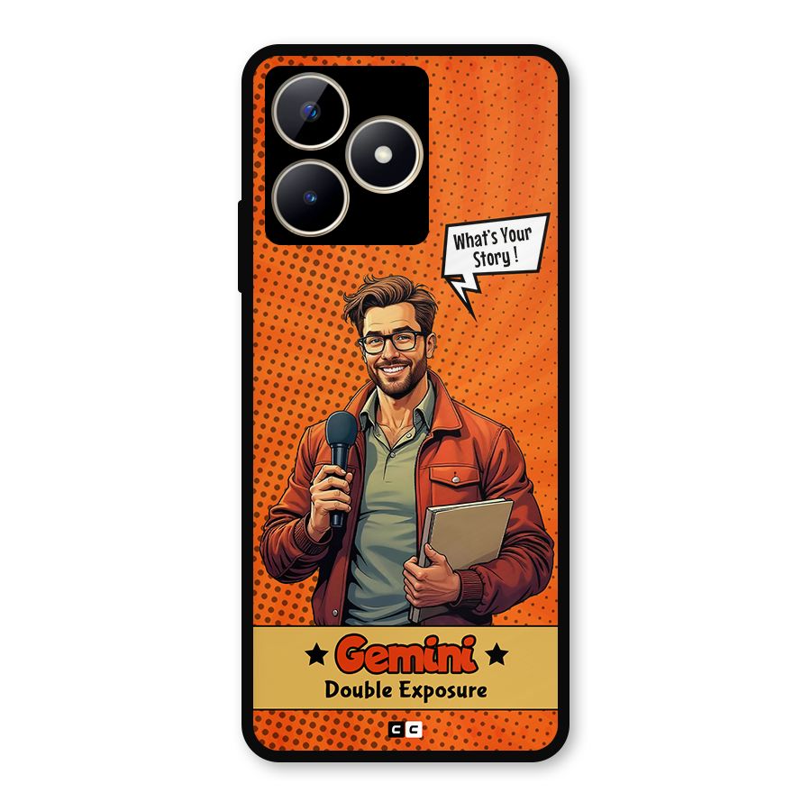 Gemini Explorer Metal Back Case for Realme C53