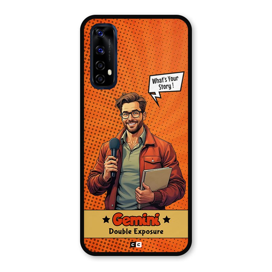 Gemini Explorer Metal Back Case for Realme Narzo 20 Pro