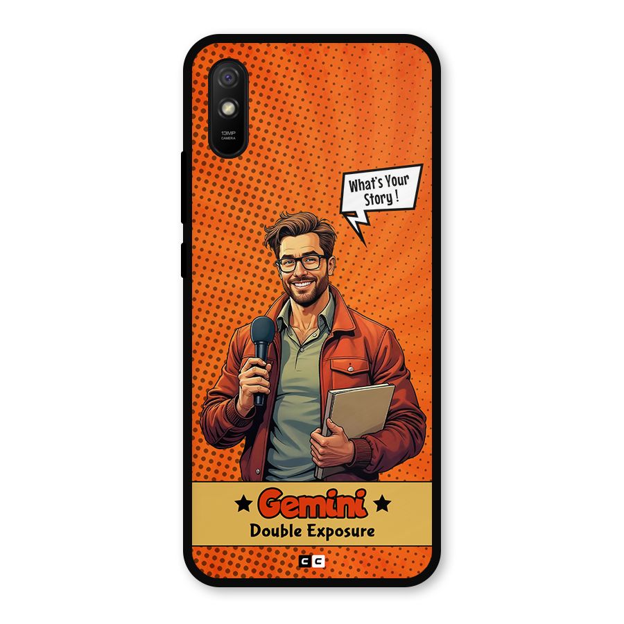Gemini Explorer Metal Back Case for Redmi 9i