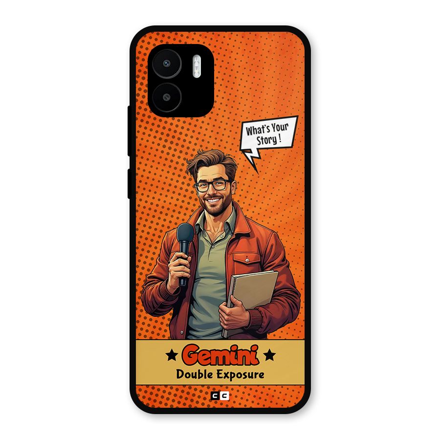 Gemini Explorer Metal Back Case for Redmi A1