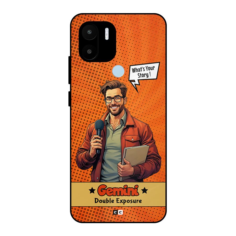 Gemini Explorer Metal Back Case for Redmi A2 Plus