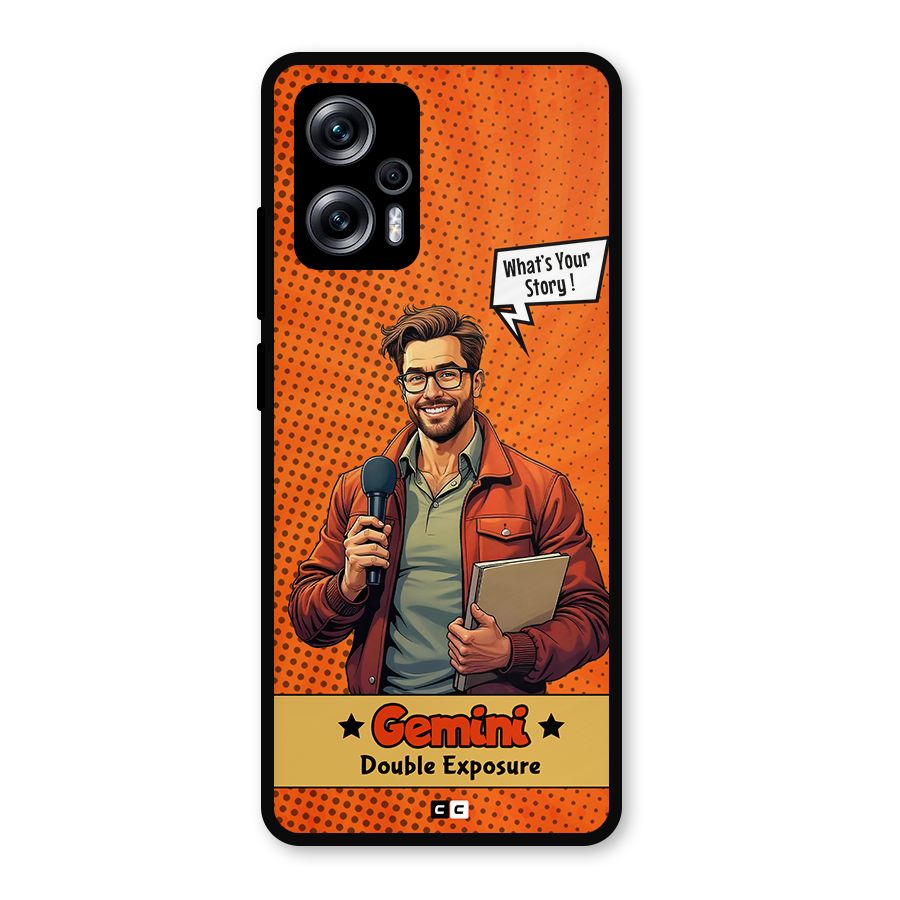Gemini Explorer Metal Back Case for Redmi K50i