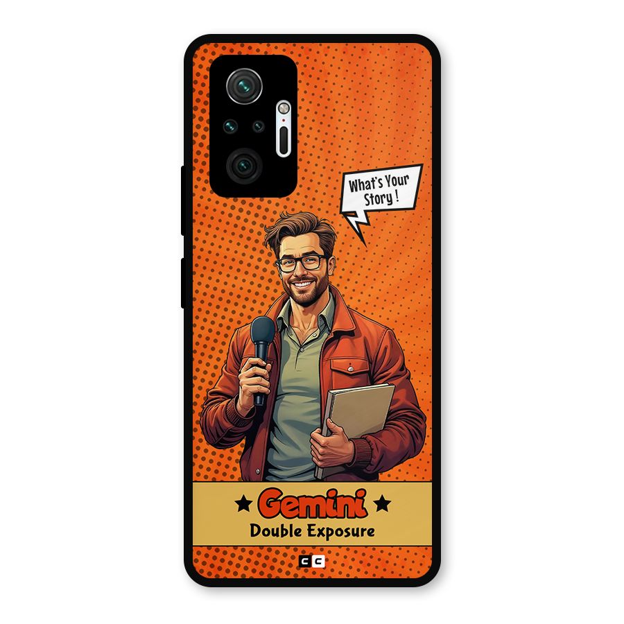 Gemini Explorer Metal Back Case for Redmi Note 10 Pro Max