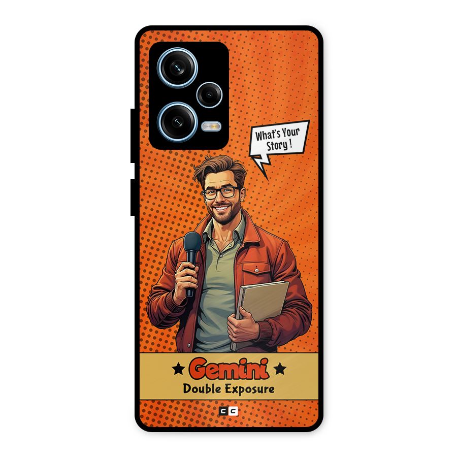 Gemini Explorer Metal Back Case for Redmi Note 12 Pro