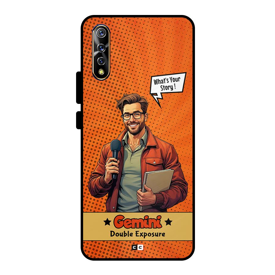 Gemini Explorer Metal Back Case for Vivo S1