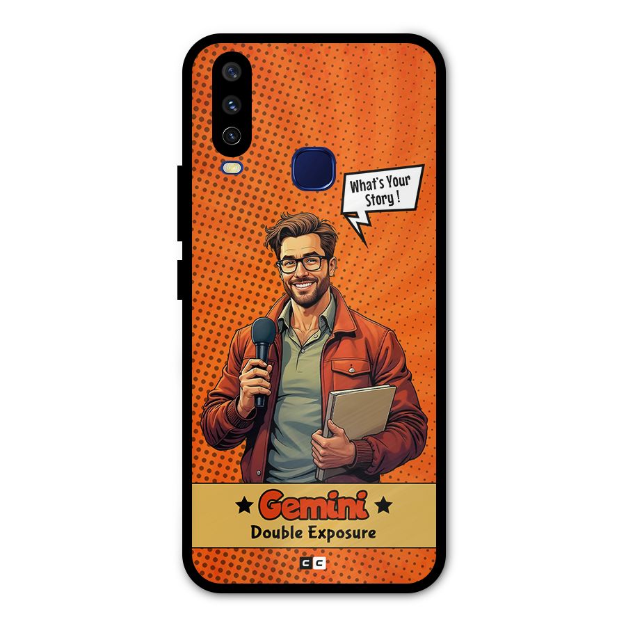Gemini Explorer Metal Back Case for Vivo U10