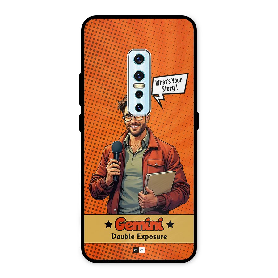Gemini Explorer Metal Back Case for Vivo V17 Pro