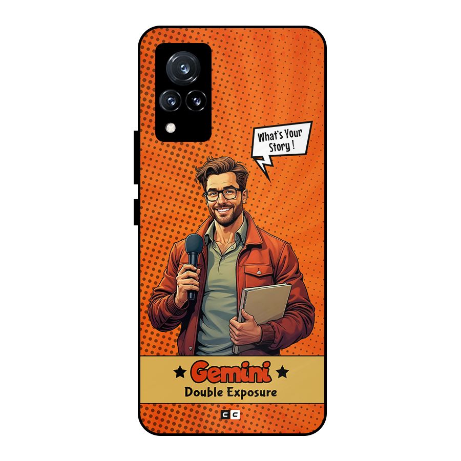 Gemini Explorer Metal Back Case for Vivo V21 5G