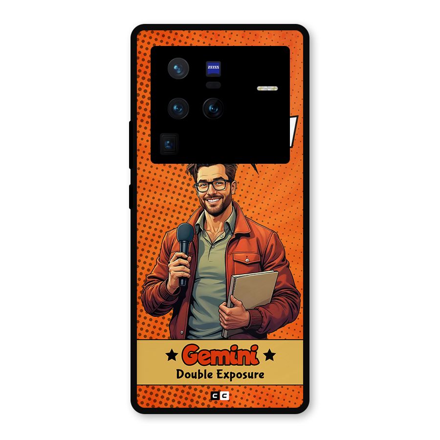 Gemini Explorer Metal Back Case for Vivo X80 Pro