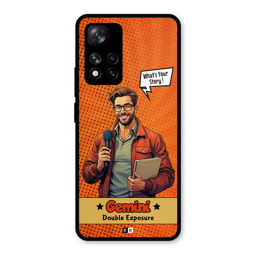 Gemini Explorer Metal Back Case for Xiaomi 11i Hypercharge 5G