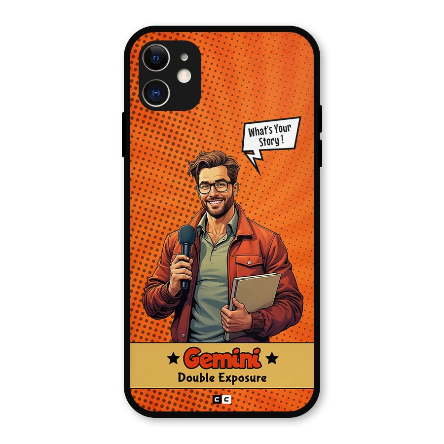 Gemini Explorer Metal Back Case for iPhone 11
