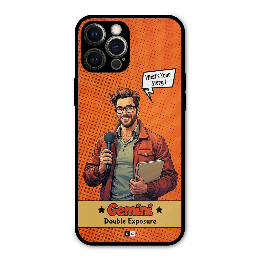 Gemini Explorer Metal Back Case for iPhone 12 Pro Max