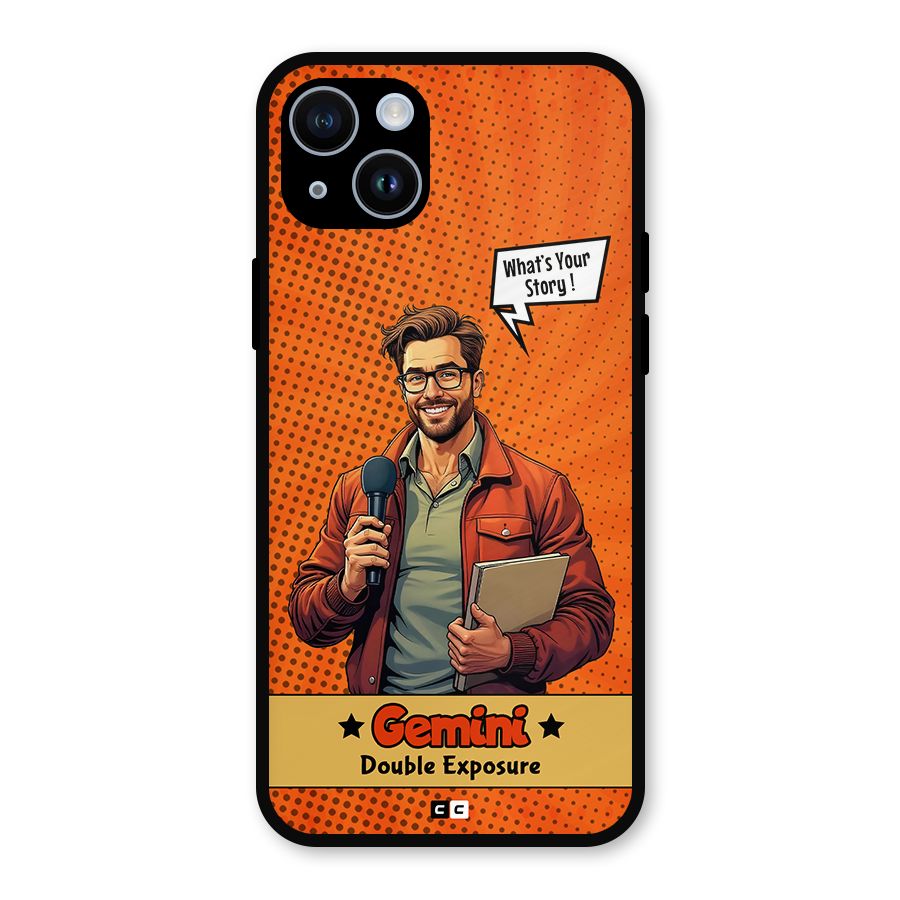 Gemini Explorer Metal Back Case for iPhone 14