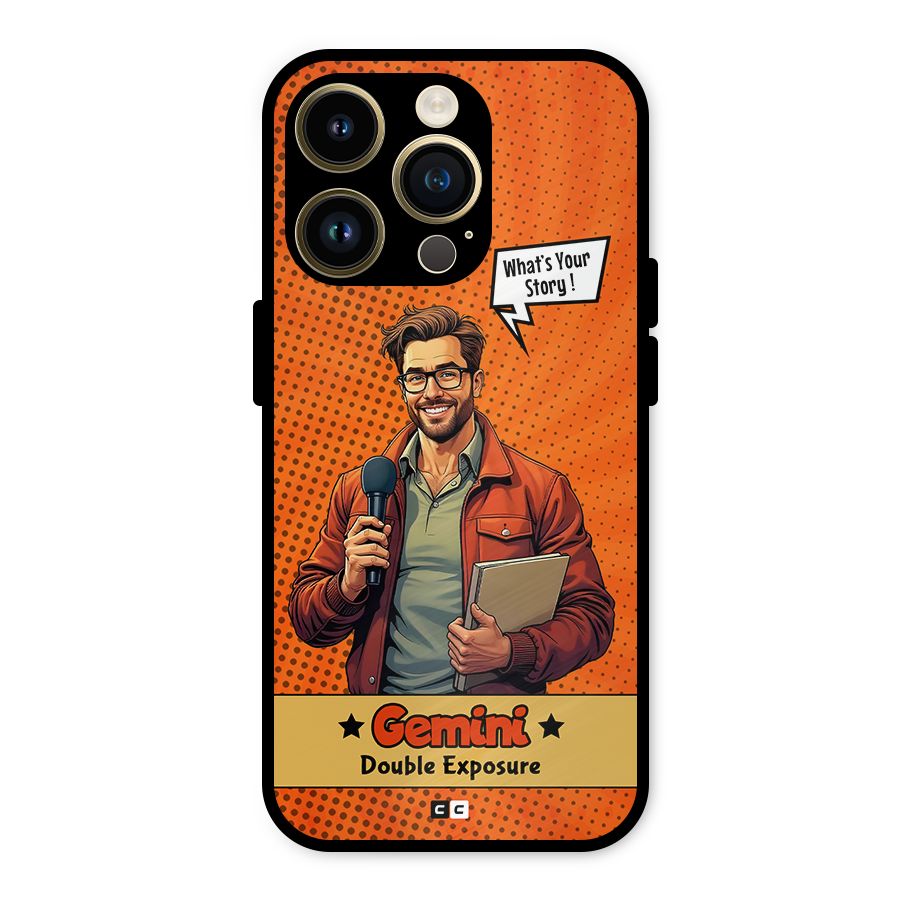 Gemini Explorer Metal Back Case for iPhone 14 Pro