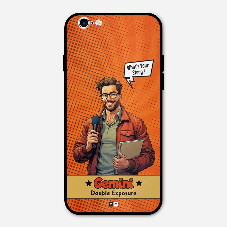 Gemini Explorer Metal Back Case for iPhone 6 6s