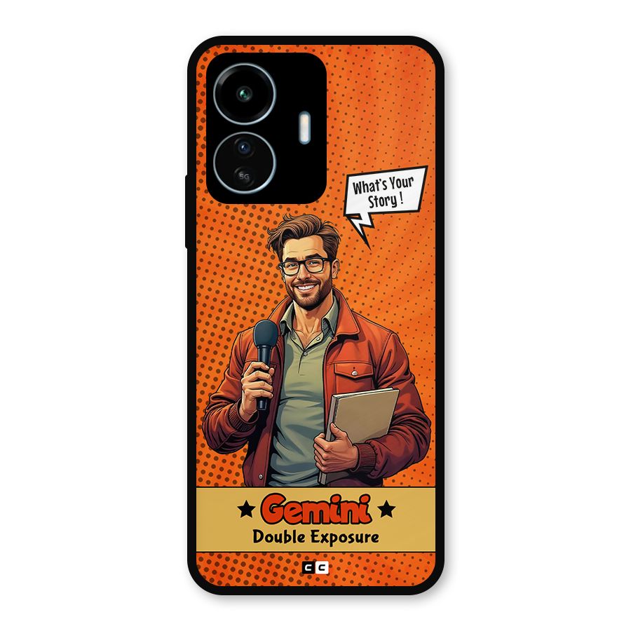 Gemini Explorer Metal Back Case for vivo iQOO Z6 Lite 5G
